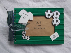 Fotoalbum/Gästebuch Fußball, Einschulung, Schulanfang, Kindergeburtstag - Handarbeit kaufen