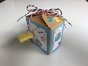 Geschenkbox Motivkarton 2, Geschenkbox, Gastgeschenk, Geldgeschenk Einschulung, Schulanfang, Mitbringsel, für Süßigkeiten, Geld oder Sonstiges  - Handarbeit kaufen