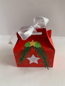 Geschenkbox Stern 6 für Weihnachten für Geld- und Gutscheingeschenke oder kleine Süßigkeiten  - Handarbeit kaufen