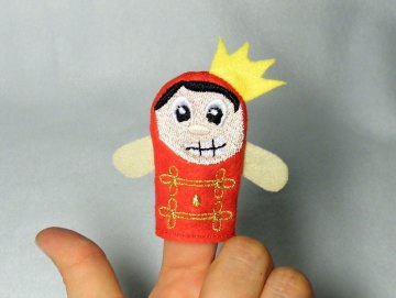 Fingerpuppe Prinz Charming - Handarbeit kaufen