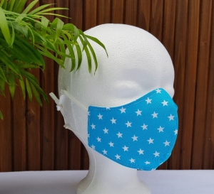 Mund Nasen Maske für Kinder 7-12 Jahre mit verstellbarem Gummiband