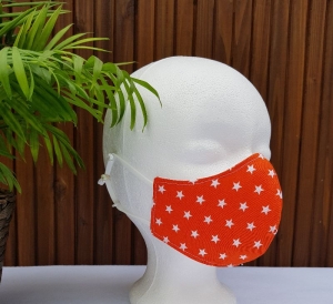 Mund Nasen Maske für Kinder 7-12 Jahre mit verstellbarem Gummiband - Handarbeit kaufen