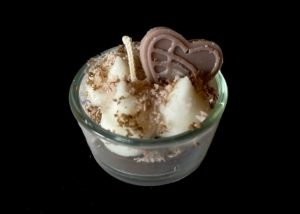 Duftkerze♡ Chocolate Bomb Mini Edition ♡ (Schokolade) 100% Sojawachs vegan- Kerze im Gläschen