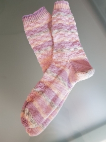 Strümpfe/Socken, handgestrickt, Gr. 40/41, für alle Jahreszeiten - Handarbeit kaufen