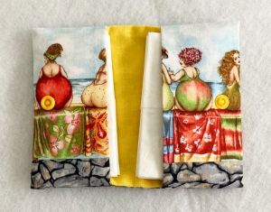 TaTüTa - wunderschönes Taschentuchtäschchen - Fruit Ladies - Handarbeit kaufen