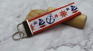 Schlüsselanhänger mit Maritimen Symbolen - Handarbeit kaufen
