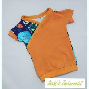 Wickel-Shirt, Fische / orange