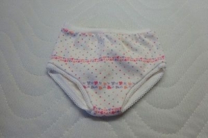 Unterwäsche für Puppen Slip, Unterhosen, Panty ca. 43 cm  