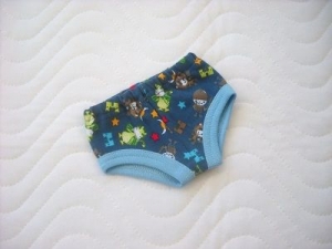 Handgemachte Unterwäsche für Puppen Slip, Unterhosen für Jungs ca. 43 cm  