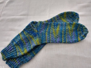 Handgestrickte Socken Gr. 42/43   - Handarbeit kaufen