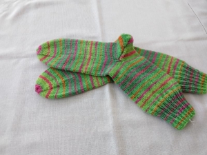 Handgestrickte Socken Gr. 38/39      - Handarbeit kaufen