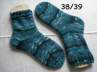 handgestrickte Socken Gr. 38/39 , handgestrickte Strümpfe