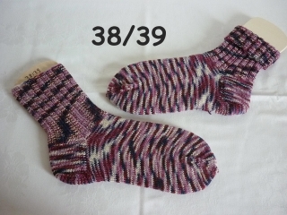 handgestrickte Socken Gr. 38/39 , handgestrickte Strümpfe 