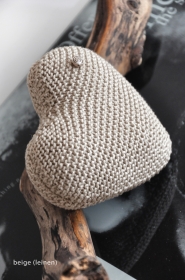 Deko-Strickherz : The knitted heart