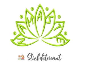 YOGA STICKDATEI, Namaste, Digitale Yoga Stickmotive, Maschinensticken - Handarbeit kaufen