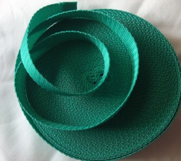 Gurt Gurtband 20mm türkis grün Meterware ideal für Taschen oder Hundehalsbänder