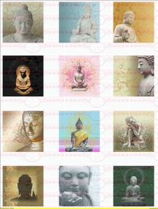Bügelbild Buddha Buddhismus Chinesisch DIN A4 NO. 1170 Transfer