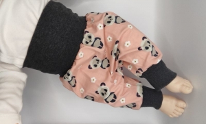 Pumphose für Babys, Mädchen Kleidung, Jersey mit Panda ?