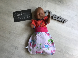 Puppenschlafsack Puppenmutter  Frühchen Pucksack Schlafsack Geschenk - Eulen  - Handarbeit kaufen