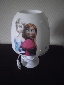 Nachttischlampe Kinderlampe  Lampe Baby klein - Anna und ELsa - Handarbeit kaufen