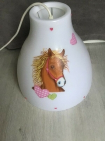 Kinderlampe Deckenlampe Hängelampe Lampe - Pferd mit Herzen - Handarbeit kaufen