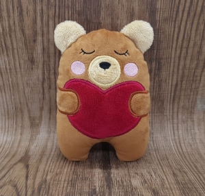 Personalisierter Teddybär Wärmekissen aus Plüsch als Geschenk zur Geburt - Handarbeit kaufen