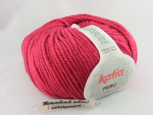 kuschelige einfarbige Wolle mit Alpaka von Katia Peru Farbe 33 in pink - Handarbeit kaufen
