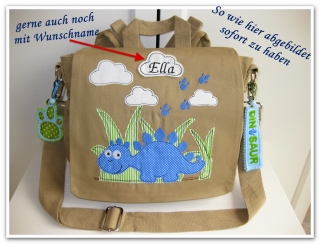 Kindergartenrucksack  Dino  ... mit deinem Wunschname ---> SOFORT ZU HABEN   - Handarbeit kaufen