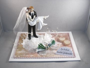 Geldgeschenk Hochzeit, Braut auf Händen getragen - Handarbeit kaufen