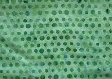 ✂ Patchworkstoff Meterware Batik 3354 - 824 grün in sich gemustert Punkte - Handarbeit kaufen