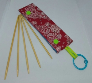 Kleine praktische Nadelgaragen für dein Strickstück ~ genäht von Green is Golden Garn ~ - Handarbeit kaufen