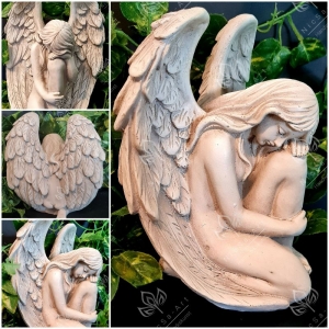 Latexform Engel No.3 Gießform Mold Grabdekoration Trauer - NicSa-Art NL000162 - Handarbeit kaufen