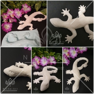 Latexform Gecko No.3 Echse Reptil Gießform Mold - NicSa-Art NL001220  - Handarbeit kaufen