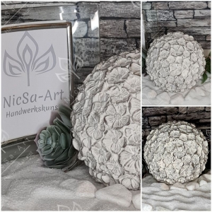 Latexform Hortensienkugel No.1 Gießform Mold Blumenkugel Kugel Deko - NicSa-Art NL000054 - Handarbeit kaufen