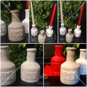 Latexform Gießform Stabkerzenhalter Bottle No.1 Kerzenhalter Mold - NL000464 - Handarbeit kaufen