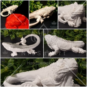 Latexform Leguan No.1 Echse Reptil Gießform Mold - NicSa-Art NL000124 - Handarbeit kaufen