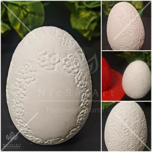 Latexform Osterei Blumenrahmen Ostern Frühling Mold Gießform Dekoei - NicSa-Art NL000570 - Handarbeit kaufen