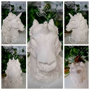 Latexform Einhorn Skull Gießform Mold - NicSa-Art NL002603 - Handarbeit kaufen
