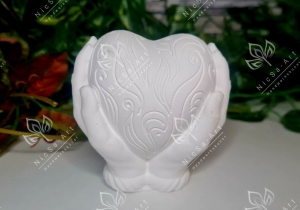 Latexform Herz in Händen No.2 Mold Gießform - NicSa-Art NL002607 - Handarbeit kaufen