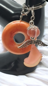 Schlüsselanhänger mit Schutzengel - Donut - NicSa-Art SA000026 - Handarbeit kaufen