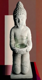 Latexform Buddha Teelichthalter No.5 Mold Gießform - NicSa-Art NL001275 - Handarbeit kaufen