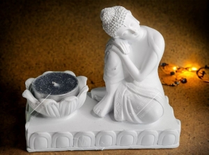 Latexform Gießform Mold Buddha Teelichthalter No.19 - NL002569 - Handarbeit kaufen
