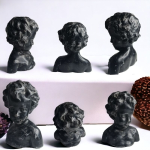 Latexform Gießform Mold Skulptur Büste Lockenkopf - NL0022348 - Handarbeit kaufen