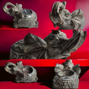 Latexform Teelichthalter Glückselefant No.2 Gießform Mold - NicSa-Art NL001381 - Handarbeit kaufen