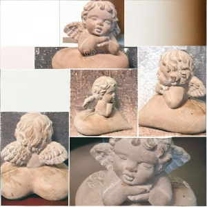 Latexform Engel auf Herz No.1 Mold Gießform - NicSa-Art NL000168 - Handarbeit kaufen
