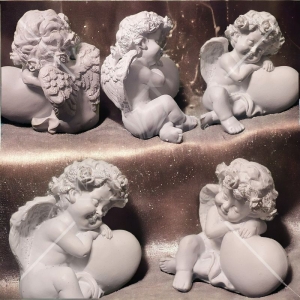 Latexform Engel mit Herz No.2 Mold Gießform - NicSa-Art NL000192 - Handarbeit kaufen