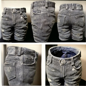 Latexform Pflanztopf Jeanshose Jeans Hose Pants Mold Gießform - NicSa-Art NL000664 - Handarbeit kaufen