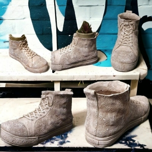 Latexform Pflanzschuh Sneaker Mold Gießform - NicSa-Art NL000657 - Handarbeit kaufen