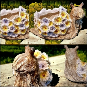 Latexform Pflanztopf Blumenschnecke Mold Gießform - NicSa-Art NL000779 - Handarbeit kaufen