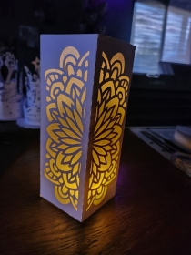 Mandala Laterne LED Papier ♥ - Handarbeit kaufen